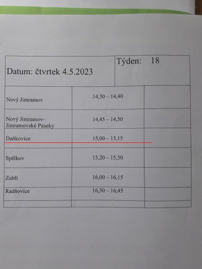 Oznámení