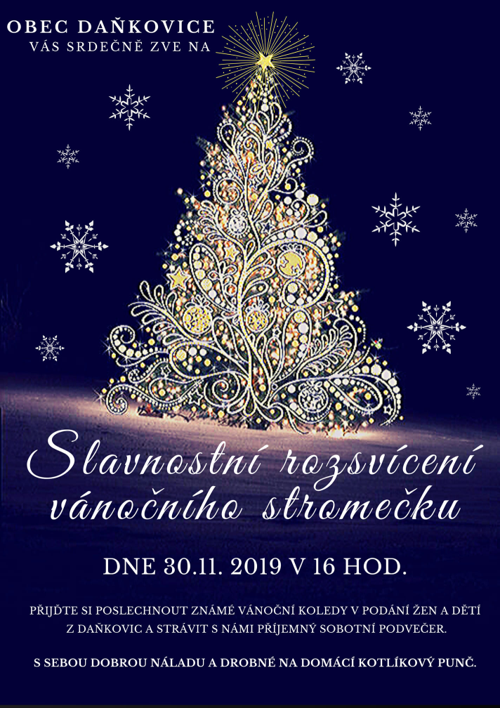 Vánoční strom pozvánka